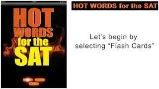 Barron's Hot Words for the SAT Flash Cards and Practice Exam