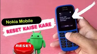 Nokia 105 reset code || Nokia 105 factory reset code || How to factory reset nokia phone