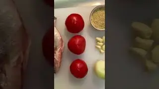 ДОРАДА С ПЮРЕ ИЗ ТОМАТОВ!!! РЕЦЕПТ!!! 