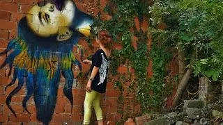 Sokak Sanatı Türkiye - Speed Painting Portrait  - Street Art
