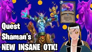 Quest Shaman's New Unstoppable OTK! Hearthstone Shaman Deck
