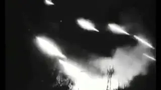 Залп Катюш ночью