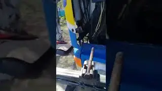 Еще один метод как снять или поставить пружину подвески кабины Вольво ф12