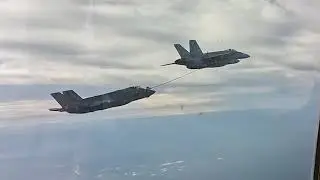 F-18 refueling an F-35, why?