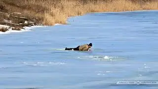 Провалился под лед