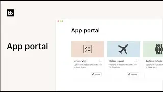 App portal | Budibase University
