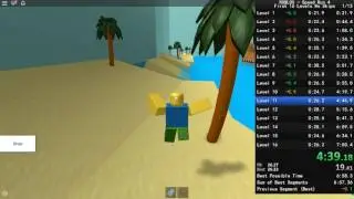 ROBLOX Speed Run 4 First 16 Levels (No Skips) in 6:58.620