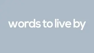 Gap Inc. Words to Live by