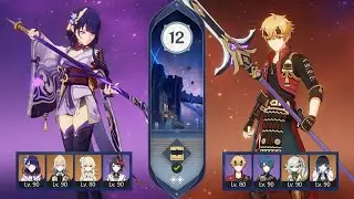 Raiden Aggravate & Thoma Burgeon - 3.3 Spiral Abyss Floor 12 | Genshin Impact