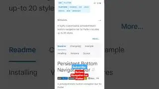 How to create bottom navigation bar in flutter 