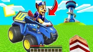EL VEHÍCULO SECRETO DE CHASE PAW PATROL EN MINECRAFT