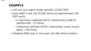 Creating a Physical Storage Design