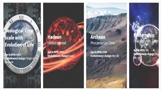 Comparison: Geological Time Scale with evolution of life