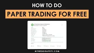 How to do Paper Trading for Free Online using frontpage? New paper trade platform with proof