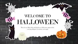Free Fun Welcome To Halloween Photo Collage Slideshow Video Template (Customizable) - FlexClip