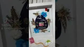 mahar sederhana tapi mewah dengan hiasan akrilik dan bunga angrek bikin indahnya mahar