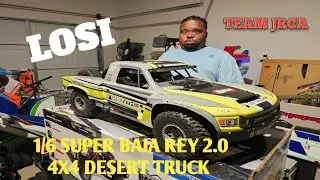 1/6 SUPER BAJA REY 2.0 4X4 DESERT TRUCK  BRENTHAL BY LOSI #stadiumtrucks #rc #losi