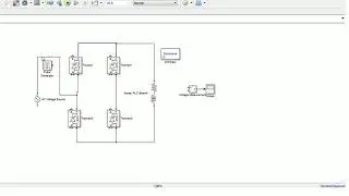 FULL WAVE CONTROLLED RECTIFICATION Circuit on MATLAB SIMULINK with Explanation
