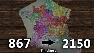 France Map Crusader Kings 3 Timelapse