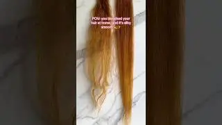 POV: YOU BLEACHED YOUR HAIR AT HOME & IT’S SILKY SMOOTH🤍 #cocoandeve #bleachinghair #extensions
