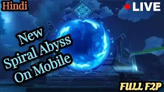 GENSHIN IMPACT SPIRAL ABYSS LIVE  | GENSHIN IMPACT INDIA LIVE  | GENSHIN IMPACT LIVE STREAMER