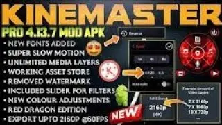DRAGON KINEMASTER 4.13.7 KINEMASTER PRO MOD APP