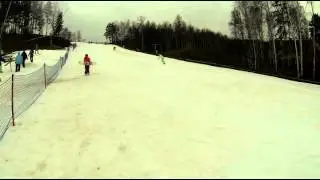 ГЛЦ Абзаково 9 трасса 3 ноября 2013