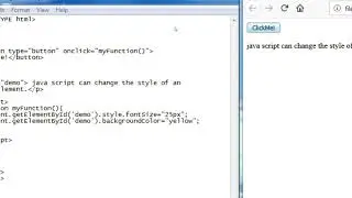 javascript in html can change the style element in telugu with tags for notepad lesson: 20 (part-4)