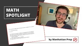 The GMAT Math Spotlight: Mark Teaches a Foundations Quant Question