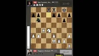 Richard Rapport vs Jorden van Foreest | Round 2 | Tata Steel Chess Masters 2022