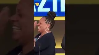 Steve Harvey throws his card at crappy answer!#shorts
