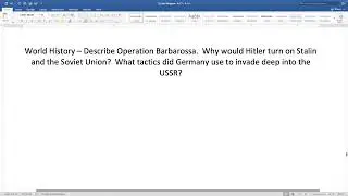 The Battle of Stalingrad