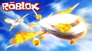 OVERLEEF IK DEZE VLIEGTUIGCRASH?! - ROBLOX