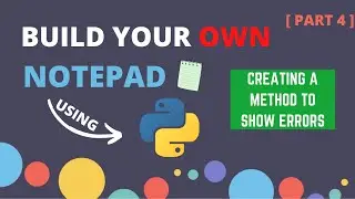 Build your own notepad using python || part 4 || pyqt5 || pyqt5 tutorial || python (2021)