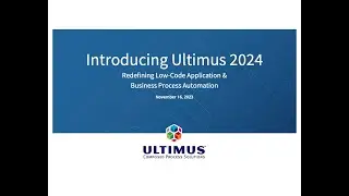 Ultimus 2024 Product Release Webinar