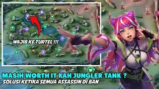 SOLUSI KETIKA ASSASSIN DI BAN !!! Cara Rotasi Jungler Tank 2024 | Tutorial Main Jungler Yang Benar