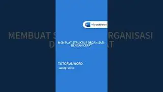 Word Trik Cara Cepat Membuat Struktur Organisasi #word #short #wordtutorial