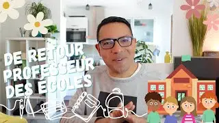 RETOUR EN TANT QUE PROFESSEUR DES ÉCOLES - QUOI DE NEUF MATHIEU 👨‍🏫🤗