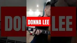Charlie Parker - Donna Lee acoustic guitar 🎸 