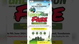 Marathon - Free Registration #ask2abi #naturelovers #geoindiafoundation
