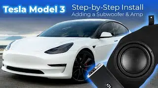 Adding a Subwoofer & Amp to a Tesla Model 3 - Step-by-Step Install Guide for NVX BOOST Sub Box