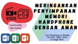 Cara Menyimpan & Berbagi File FOTO. VIDEO. DATA di Google Drive #11