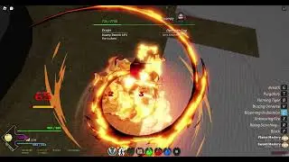 Flame breathing one shot combo in project slayers (no gear buffs or wall combo)