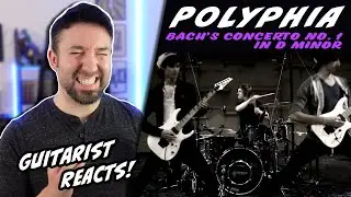 Guitarist REACTS to Polyphia - Bach Concerto No. 1 in D Minor (First Listen!)