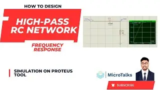 Design and analyze High-pass RC Network frequency response 