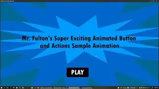 Applying Actions to your Buttons Animate