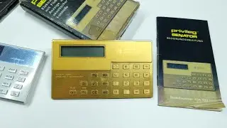 Old calculators presentation: Privileg Senator, Sharp El-851