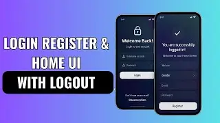 Create a Glassmorphism Login & Signup UI in Flutter | Step-by-Step Guide!