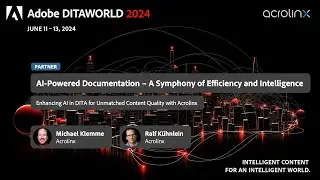 [ADW24-D1-S06] AI-Powered Tech Doc – Content Quality with Acrolinx (Michael Klemme, Ralf Kühnlein)