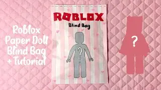 🌸paper diy🌸 ROBLOX paper doll outfit blind bag | tutorial | ASMR | applefrog
